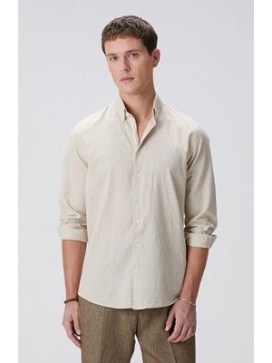 Network Linen Blend Shirt
