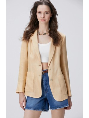 Network Beige Linen Jacket