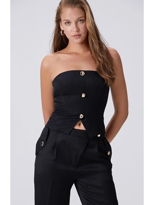 Network Black Blouse