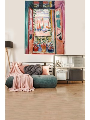 Die Grup Pelangi Batik Suluboya Manzara Resmi Leke Tutmaz Kadife Kumaş Duvar Örtüsü Duvar Halısı Tapestry WLLWD539, 70 x 100