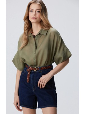 Network Khaki Ramie Shirt
