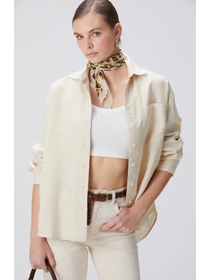 Network Beige Linen Shirt