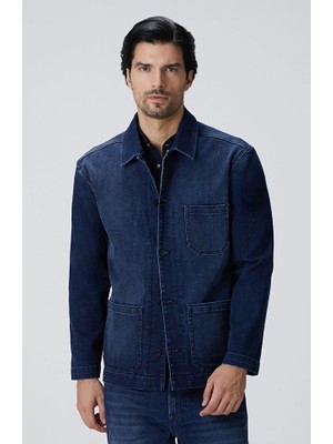 Network Blue Cashmere Touch Denim Jacket