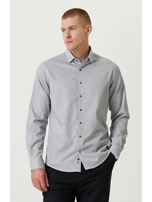 Network Cotton Blue Print Shirt