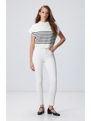 Network White Denim Pants
