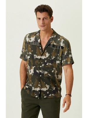 Network Khaki Printed Shirt