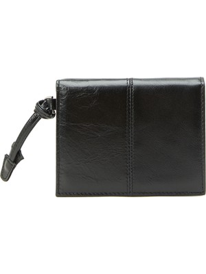 George Hogg Black Women's Leather Wallet