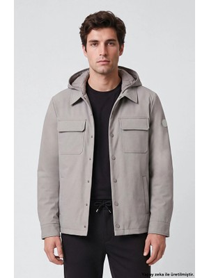 Network Grey Hooded Jacket