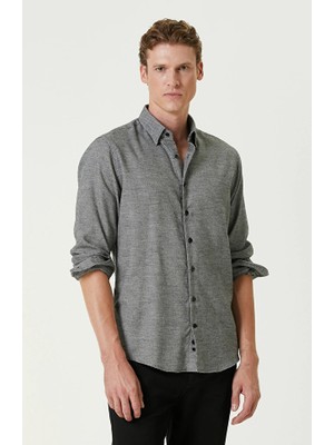 Network Black Houndstooth Patterned Shirt