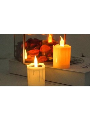 Die Grup Gaman Güneş Enerjili Solar Dekoratif LED 1W Alev Efekli Işık Mum Dış Mekan