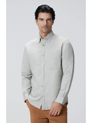Network Light Khaki Oxford Shirt