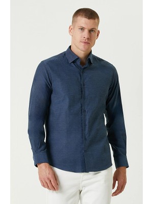 Network Indigo Comfort Fit Flannel Shirt