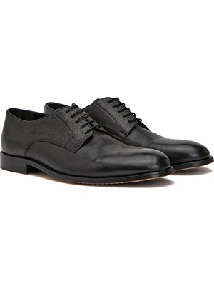 Network Black Casual Comfort Men's Leather Shoes