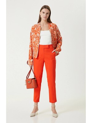 Network Pomegranate Flower Trousers