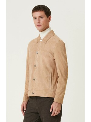 Network Limited Camel Suede Jacket