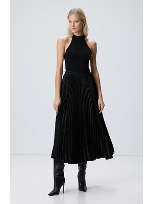 Network Black Maxi Skirt