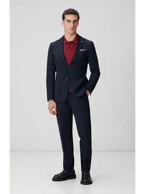 Network Navy Woven Trousers