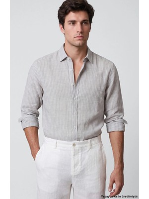 Network Mint Linen Shirt