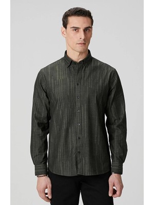 Network Khaki Printed Shirt
