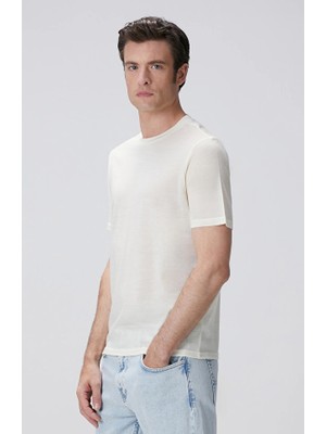 Network Limited Off-White Wool T-Shirt