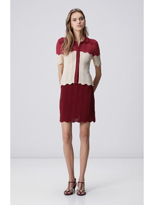 Network Cherry Mini Knit Skirt