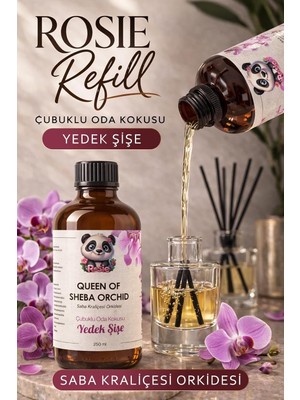 Die Grup Queen Of Sheba Orchid Çubuklu Oda Kokusu Yedek Şişe 250 ml – Orchid (Orkide) Reed Diffuser Refill