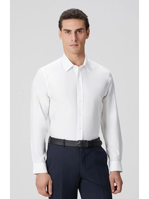 Network White Non-Iron Shirt