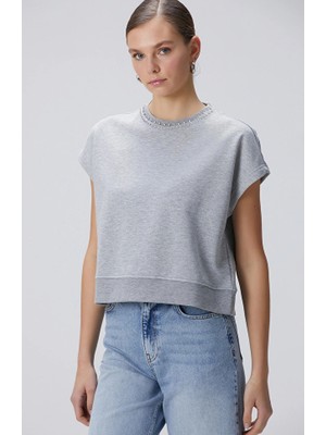 Network Grey Melange Sweatshirt