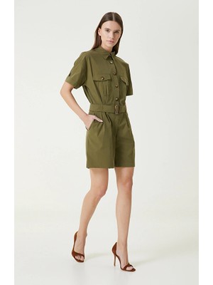 Network Khaki Jumpsuit