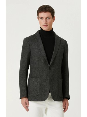 Network Anthracite Linen Blend Jacket