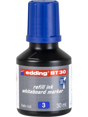 Die Grup Edding Bt 30 Beyaz Yazı Tahtası Kalemi Yedek Mürekkebi - Mavi - 30ML