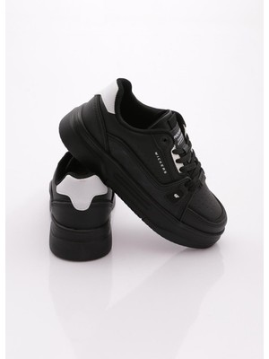Wickers Siyah-Beyaz Unisex Günlük Sneaker Ayakkabı