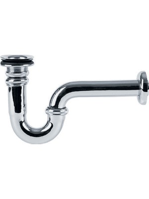 Eca Tubular Sink Siphon Chrome