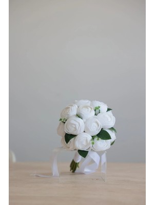 İstoria Bridal Şakayık Gelin Buketi, Gelin Çiçeği, Şakayık Buket,