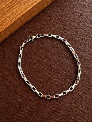 Aida Jewelss Paslanmaz Kararmaz Çelik Bileklik Geçme Model Bileklik 20 cm 3mm