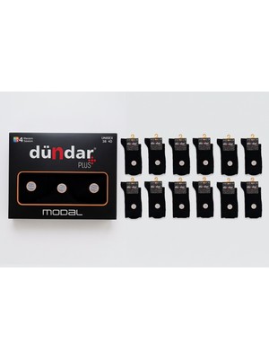 Dündar Çorap Unisex Modal Çorap - 12'li Avantajlı Paket (36-40 Numara)