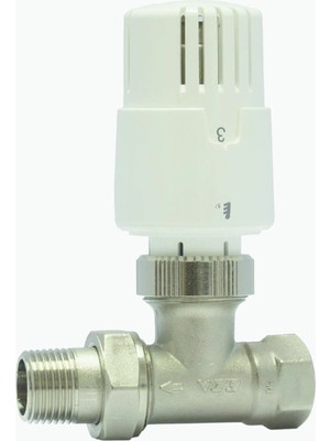 Eca Thermostatic Straight Radiator Valve Trv4