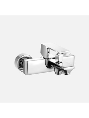 Adell Bloc Bathroom Mixer Tap