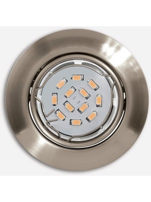 Eglo Peneto 5 W GU10 Socket Round Recessed Spot 1 Pc Nickel