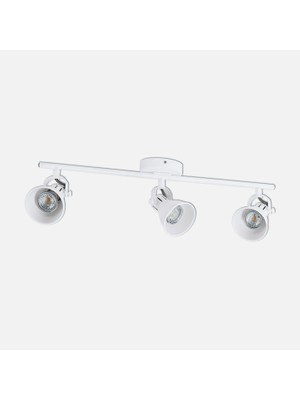 Eglo Seras1 3.3 W LED Round Surface-Mounted Spot 3-Pack White