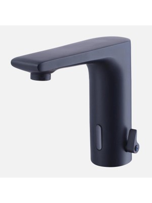 Penta Sensor Bathroom Sink Mixer Tap Black
