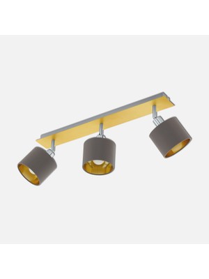 Eglo Valbiano 40 W E14 Socket Round Surface Mount Spot 3 Pieces Yellow