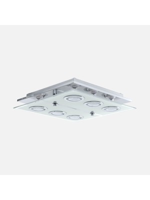 Eglo Cabo LED Surface Mount Spot Satin Glass