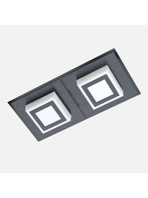 Eglo Masiano 3.3 W Black 2-Piece Recessed LED Downlight