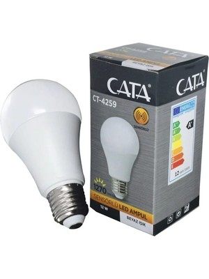 Cata CT-4259 12W Sensörlü LED Ampül Beyaz