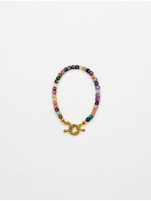 Dielna | Tourmalıne Bracelet | Turmalin Doğal Taşlı Kadın Bileklik