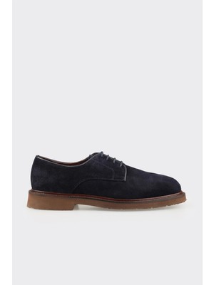 Elle Navy Leather Men's Casual Shoes