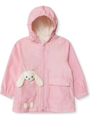 Midimod Baby Girls' Raincoat Hooded Long Sleeve