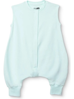 Hellobaby Unisex Sleeping Bag Zippered Crew Neck Short Sleeve Ribbed