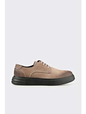 Elle Grey Leather Men's Casual Shoes